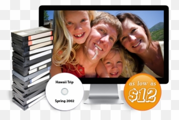 Vhs Tapes To Dvd Conversion Service Easy U0026 Affordable - Digital Photo Frame png