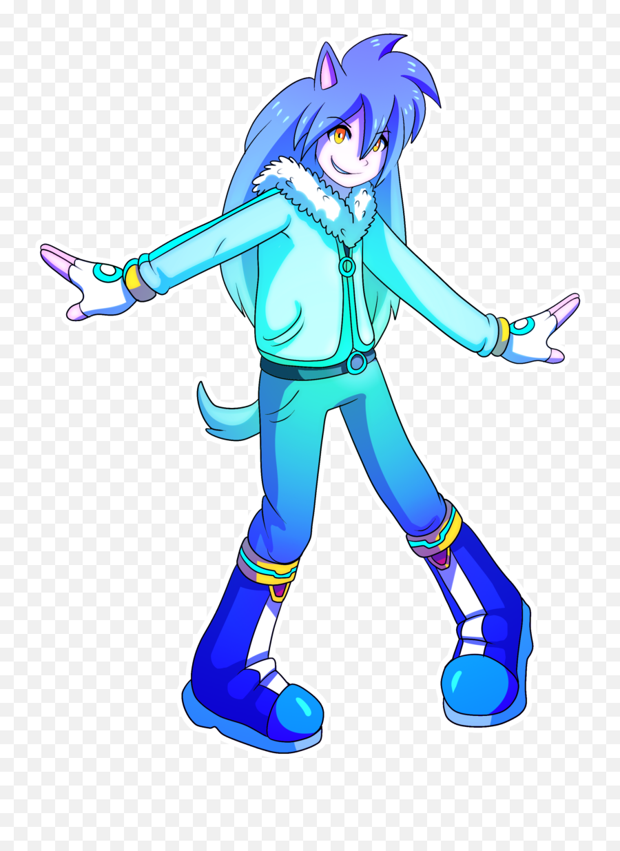 Download Hd Silver The Hedgehog Gijinka - Silver The Portable Network Graphics Png,Silver The Hedgehog Png