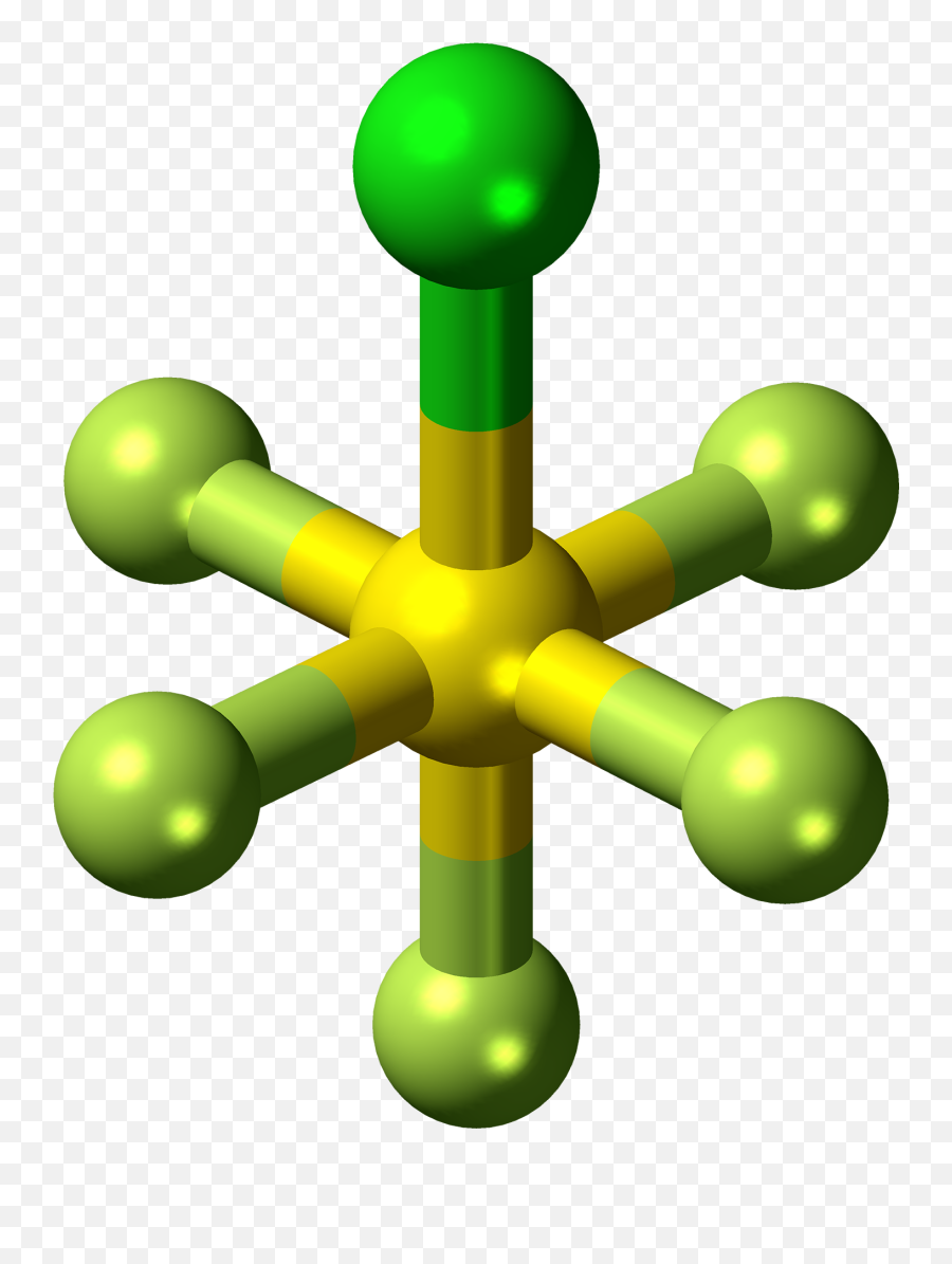 Molecule Png - Sulfur Chloride Pentafluoride,Molecule Png