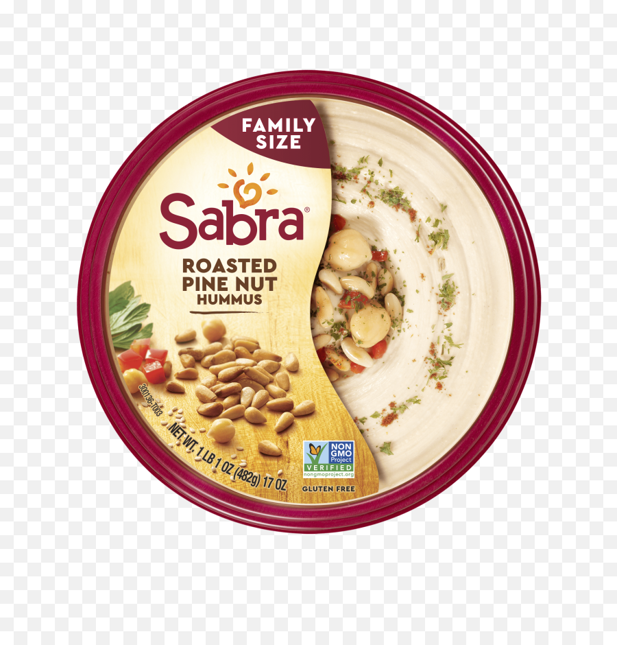 Download Sabra Roasted Garlic Hummus - Roasted Pine Nut Hummus Png,Hummus Png