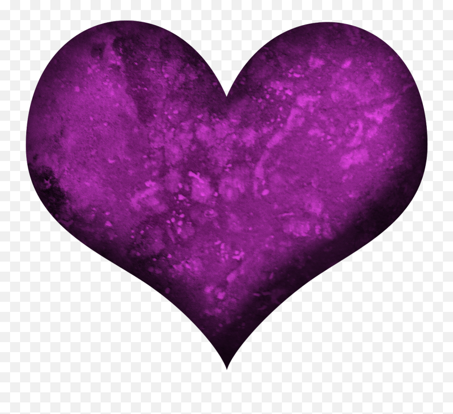 Purple Heart Art Png 3 Image - Corazon Morado Png,Purple Glitter Png
