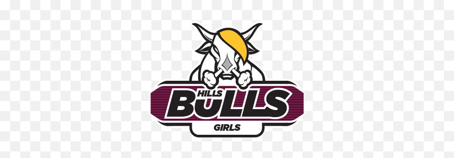 Bulls Sports Club - Hills Bulls Oztag Logo Png,Black Bulls Logo