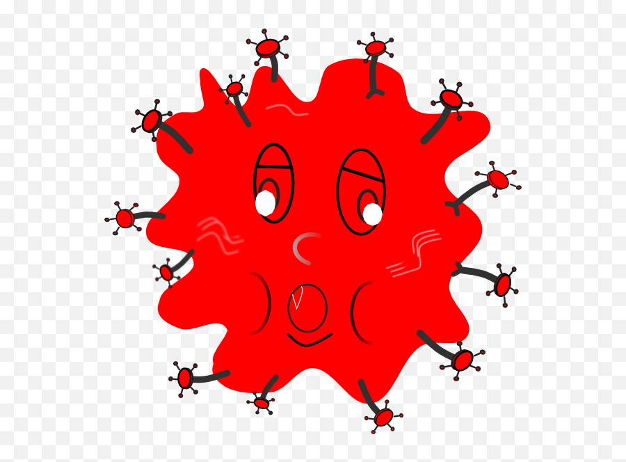 Red Germ Clip Art - Germ Clip Art Png,Germ Png