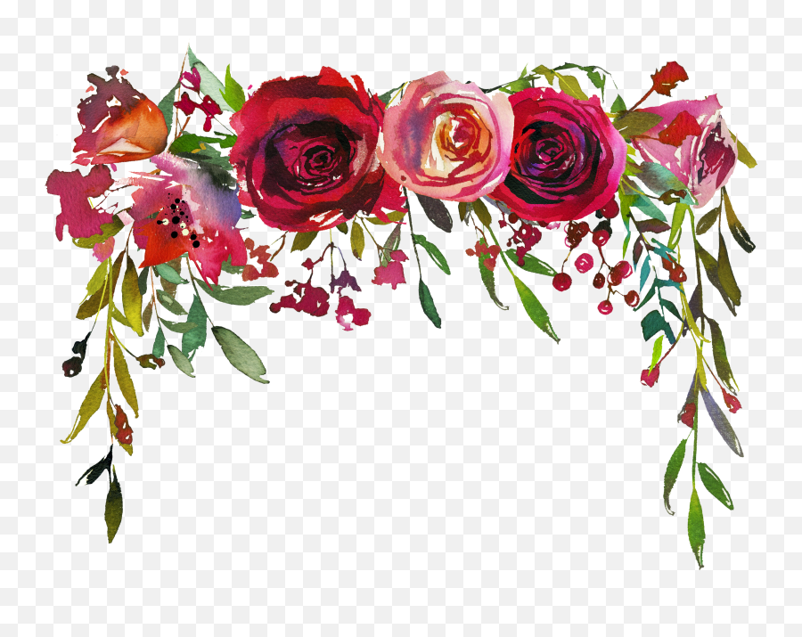 Burgundy Flower Png - H472a Coral Roses Burgundy Flowers Wedding Reception Invitation Cards,Rose Flower Png