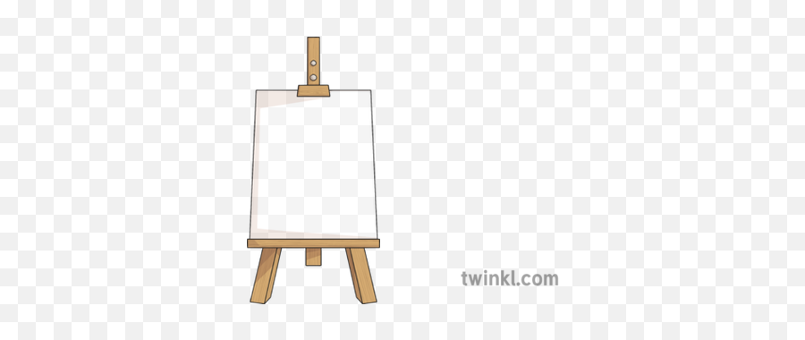 Sturdy Art Easel Illustration - Chair Png,Easel Png