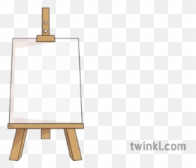 Sturdy Art Easel Illustration - Chair Png,Easel Png