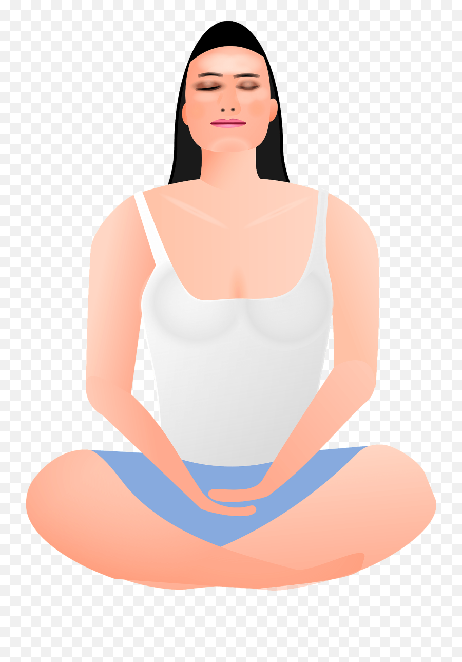 Lady In Meditation Clipart Free Download Transparent Png - Meditação Clipart,Meditation Transparent