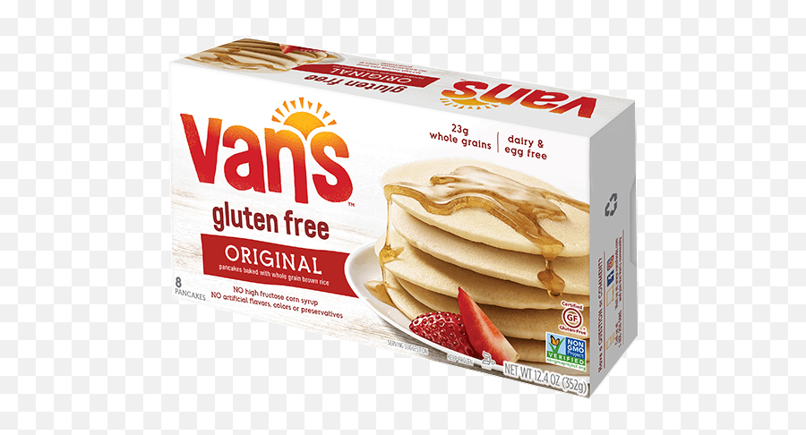Gluten Free Vanu0027s Foods - Vans Gluten Free Apple Cinnamon Waffles Png,Gluten Free Png