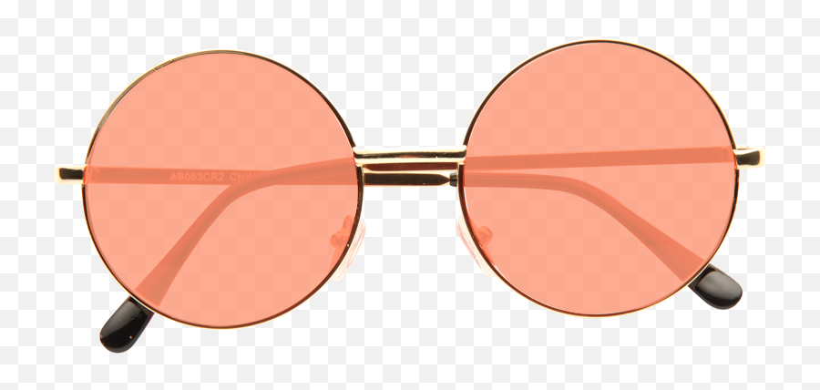 Ozzy Osbourne Style Tinted Lens Round Celebrity Sunglasses - Elton John Glasses Png,Round Sunglasses Png