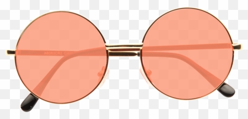 Ozzy Osbourne Style Tinted Lens Round Celebrity Sunglasses - Elton John Glasses Png
