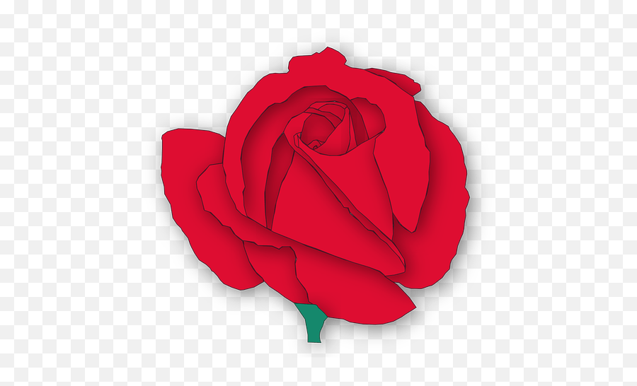Cartoon Red Rose - Flower Vector U2013 Free Psdvectoricons Clip Art Png,Flower Vector Png