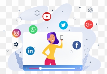 Animated Social Media Ads Doodle Mango - Animation png