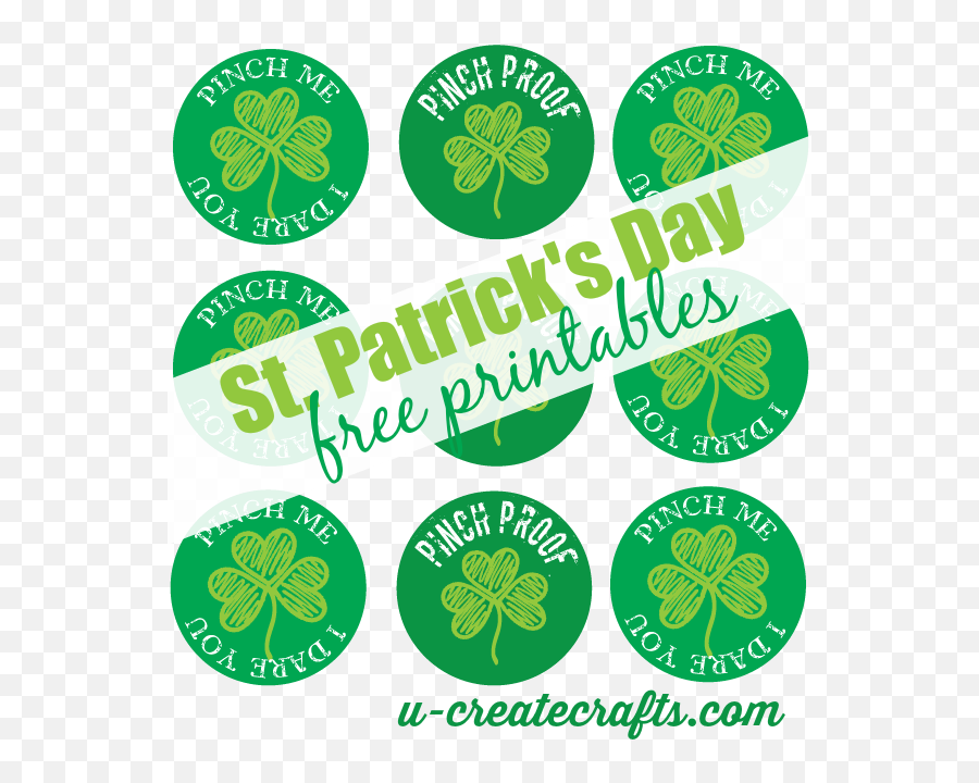 St Patricks Day Craft With Free Printable - Saint Day Pin Png,St Patrick Day Png
