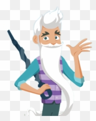 Wizard Whitebeard - Cartoon Png,Waldo Png