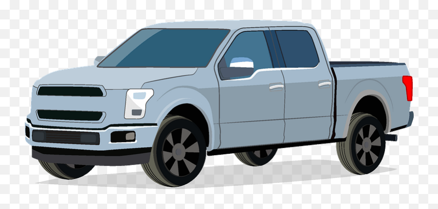 pick up truck vector