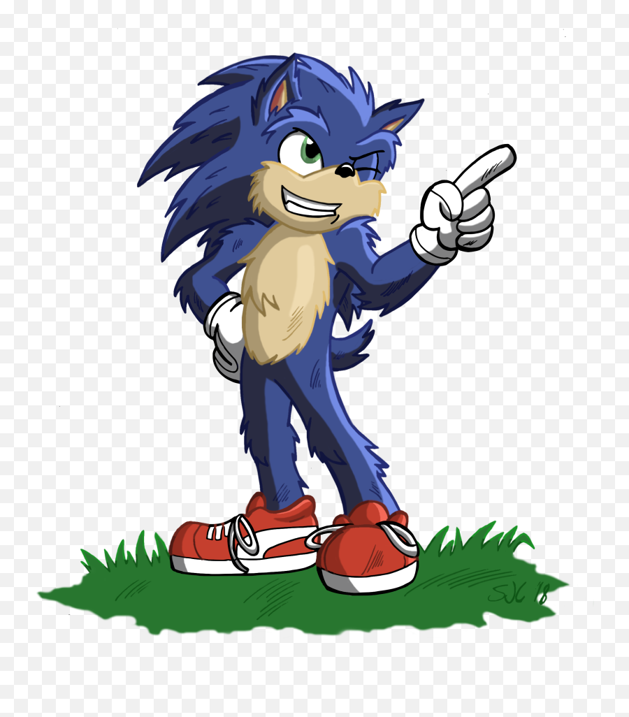 Sonic Movie Clipart Png Sanic Transparent