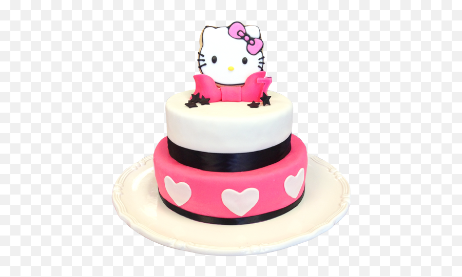 Hello Kitty Birthday Cakes - Hello Kitty Cake Png 500x500 Hello Kitty Cartoon Cake,Cakes Png