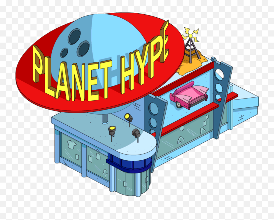 Tapped Out Planet Hype Clipart - Simpsons Tapped Out Planet Hype Png,Hype Png