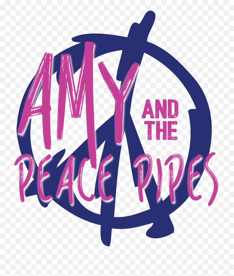 Amy And The Peace Pipes - Language Png,Peace Sign Logo