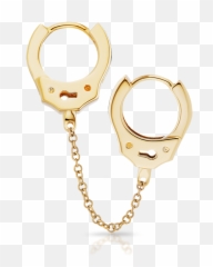 8mm Handcuff Clickers With Medium Chain - Necklace png