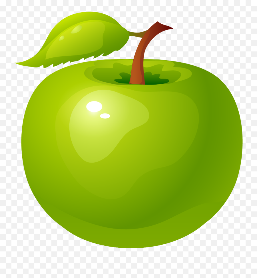 Hand Painted Green Apple Png Download Granny