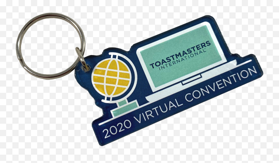 2020 Virtual Convention Keychain - Keychain Png,Toastmaster Logo
