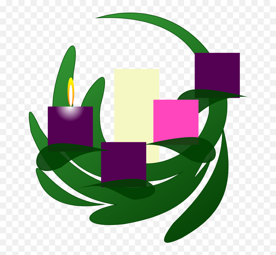 Flowerleafpurple Png Clipart - Royalty Free Svg Png Advent Wreath Clipart,Advent Wreath Png