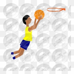 Basketball Hoop Stencil For Classroom Therapy Use - Great For png