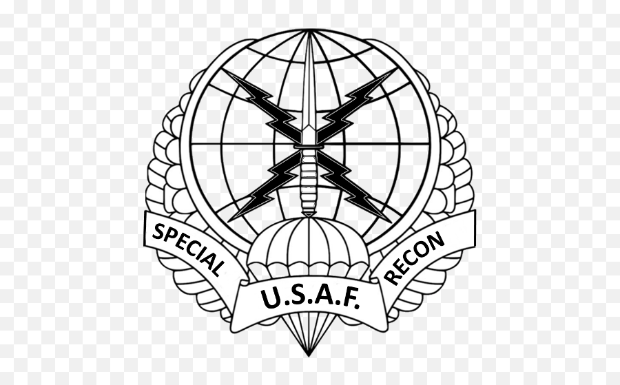 Usaf Special Reconnaissance Flash Png White