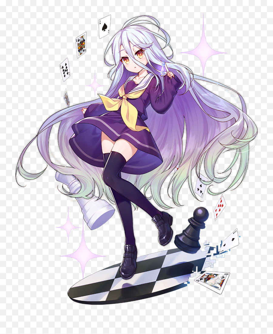 Shiro No Game Life And 1 More Danbooru - Fictional Character Png,No Game No Life Logo