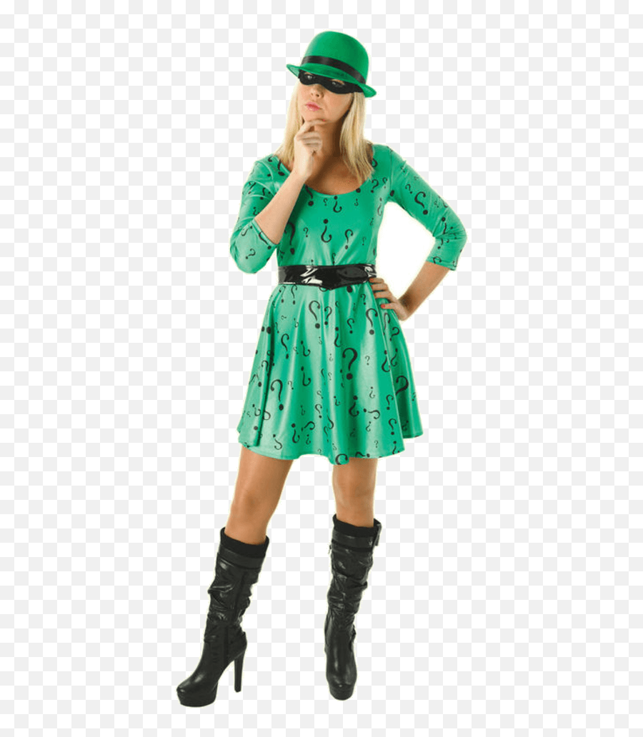 Womenu0027s Riddler Costume Png