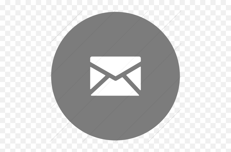 Iconsetc Flat Circle White - Iphone Email Png,Email Icon Black Circle