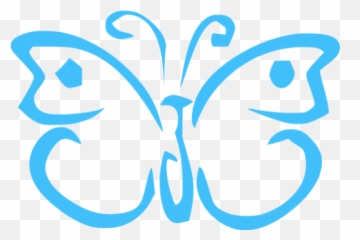 Caribbean Blue Butterfly 7 Icon - Girly png