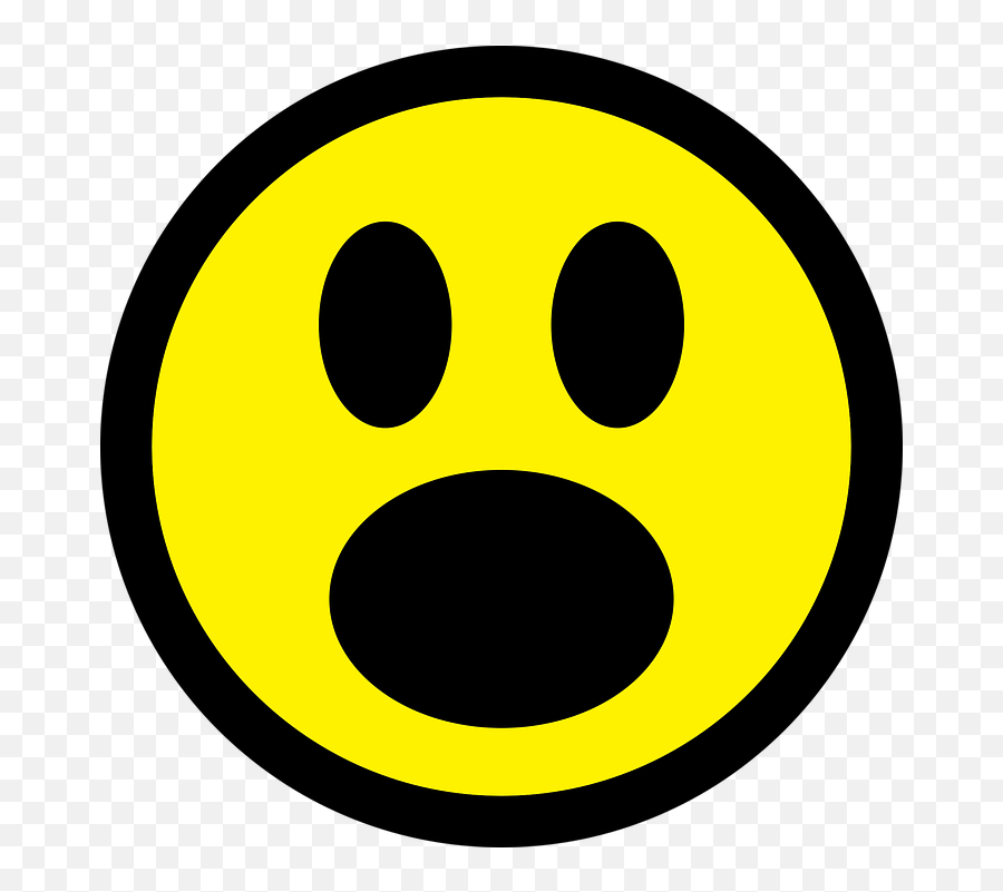 Smiley Emoticon Astonished - Emoji 128 By 128 Pixels Png,Icon Smiley Faces