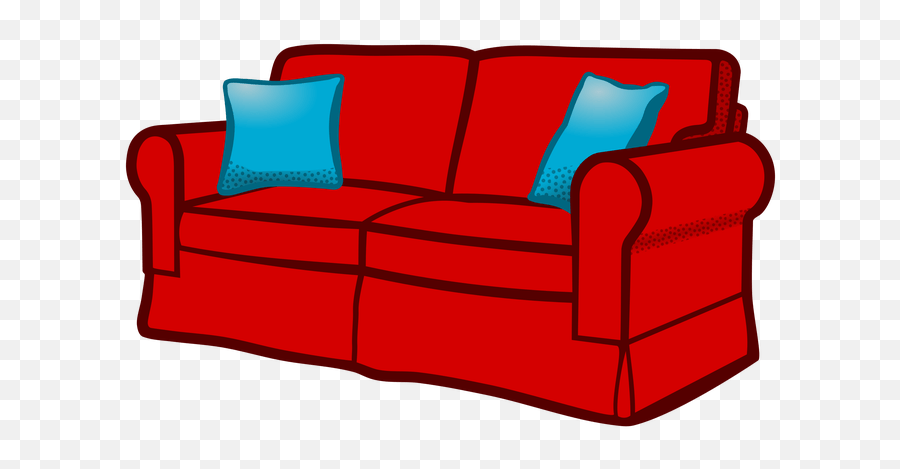Couch Clipart Sofa Bed Transparent Free For - Living Room Furniture Clip Art Png,Bed Transparent Background