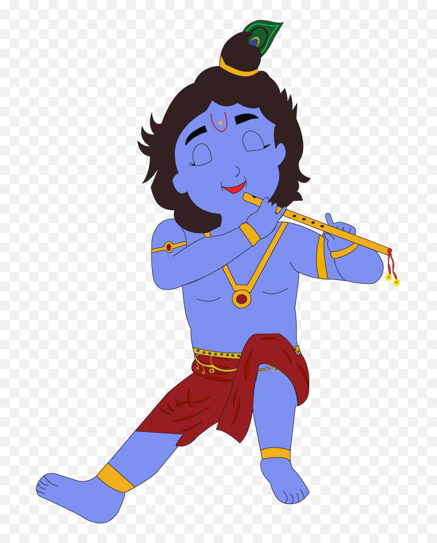 Krishna Clipart Kanha - Cartoon Kanha Png Download Full Cartoon Clipart Krishna Png,Krishna Icon