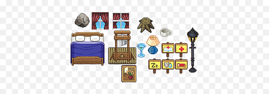 Pixel Art U2013 Cold Beverage Studios - Bed Size Png,Rct2 Icon