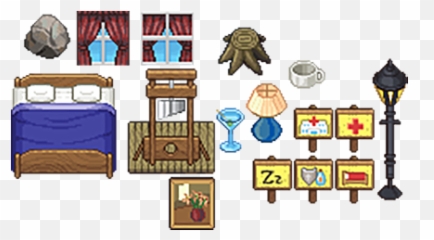 Pixel Art U2013 Cold Beverage Studios - Bed Size png
