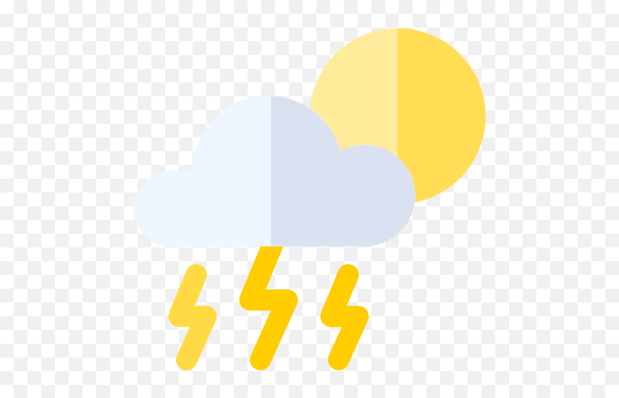 Thunderstorm - Free Weather Icons Language Png,Android Weather Icon