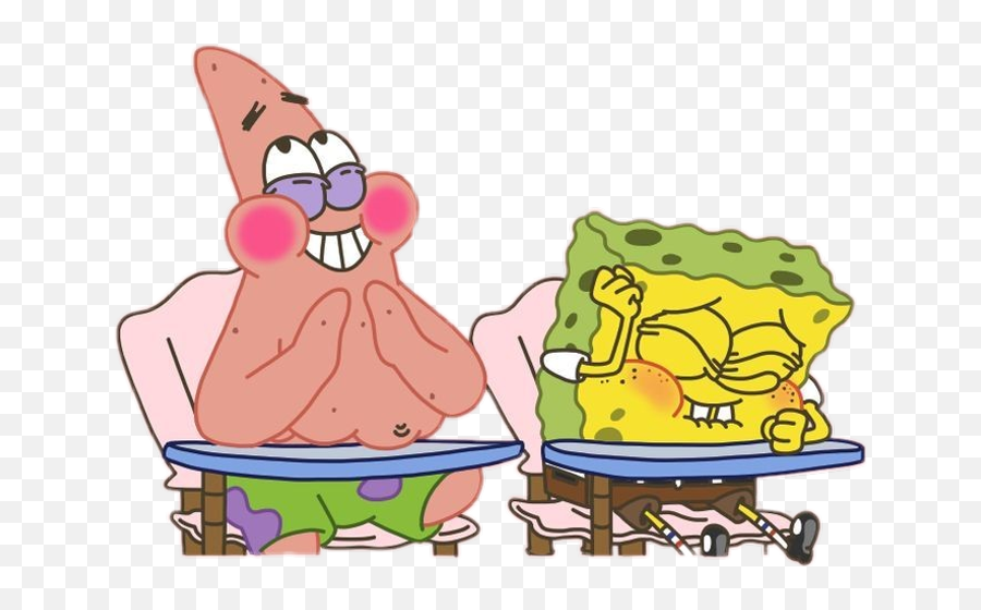 Library Of Alaguhing Patrick Png Freeuse Files - Spongebob And Patrick Best Friend,Laugh Png