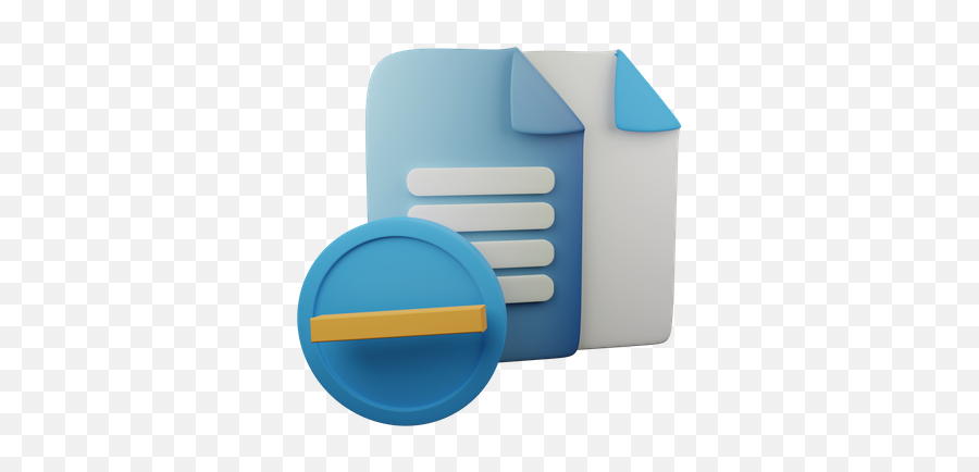 Premium File Delete 3d Illustration Download In Png Obj Or - Statistical Graphics,File Delete Icon