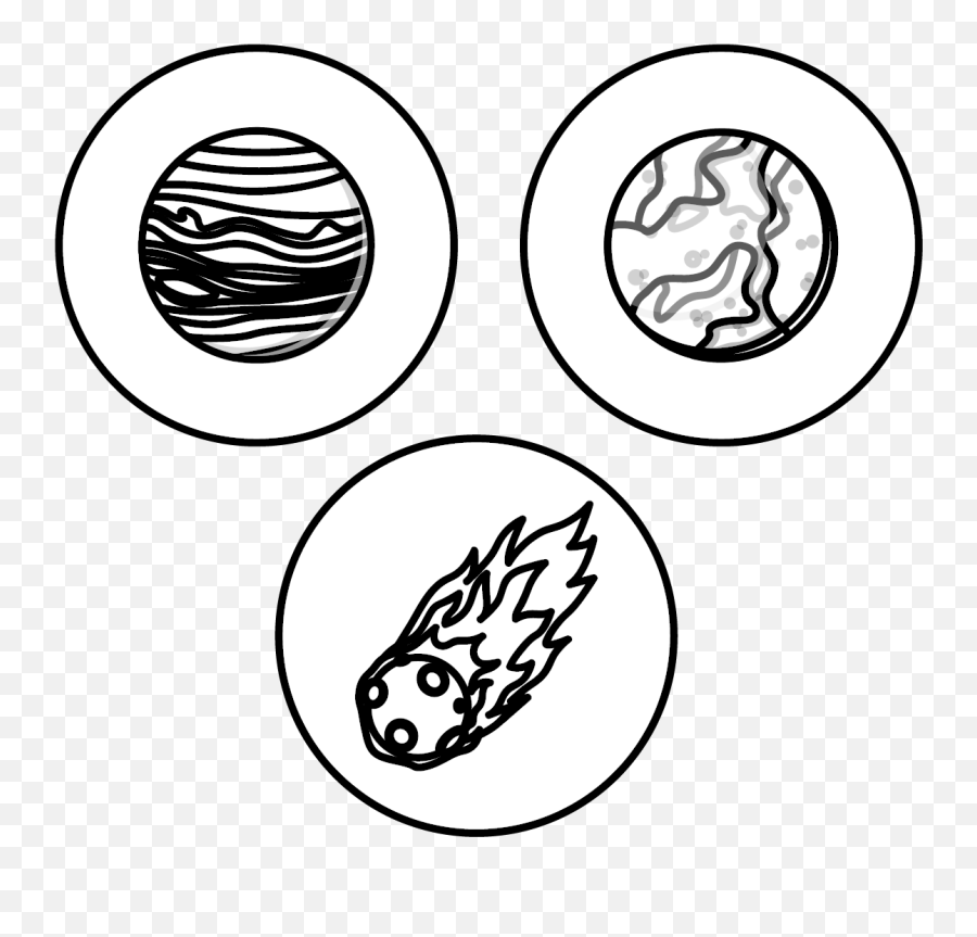 Sky Object Bundle Outline Icons - 03 Graphic By Dot Png,Sky Icon