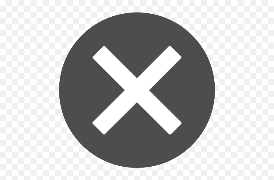 Close Delete Remove Cancel Circle Dismiss Icon - Close Icon Transparent Png,Dismiss Icon
