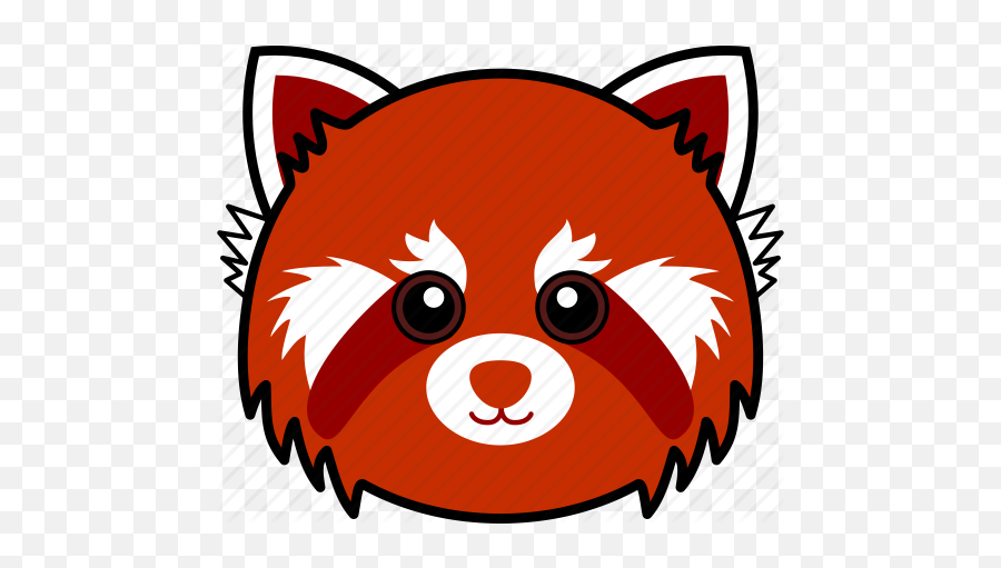 U0027cute Animals Head And Faceu0027 By Gan Khoon Lay - Cute Red Panda Icon Png,Animal Head Png