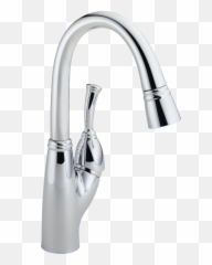 Single Handle Pull - Down Bar Prep Faucet Chrome 999DST Delta Kitchen png