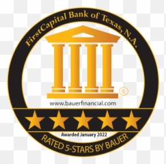 Firstcapital Bank Of Texas Fcbt - Bauer Financial Bauer 5 Star Rating Png,Bank Teller Icon