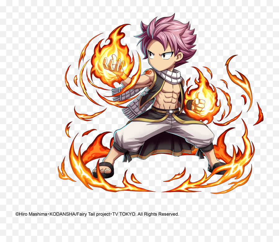 Fairy Tail Characters Join Brave - Brave Frontier Fairy Tail Png,Natsu Png