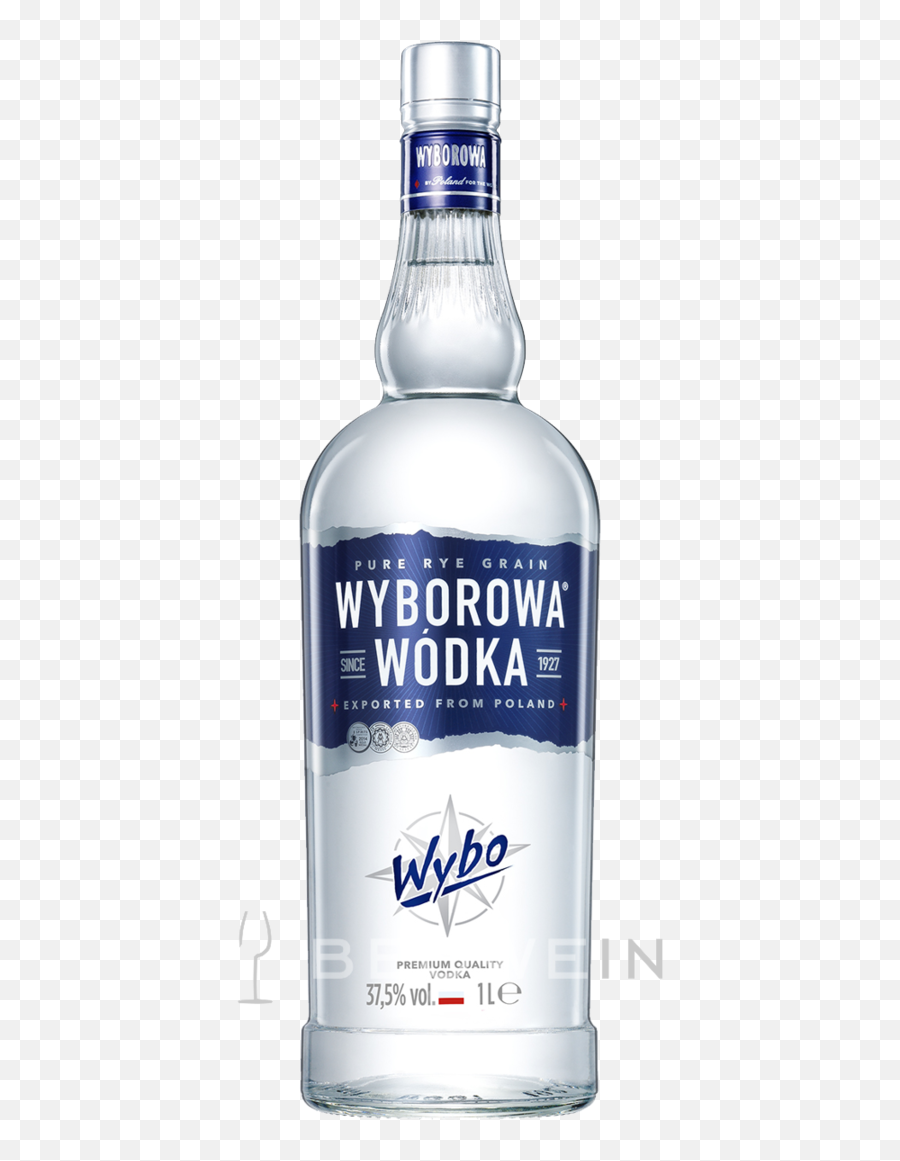 Wyborowa Wodka 1 0 L - Vodka Wyborowa Png,Vodka Transparent Background