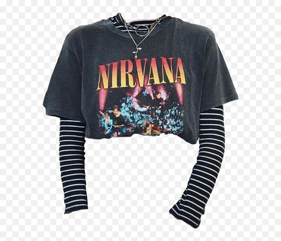 Nirvana Aestheticshirt Shirtpng Png Shirt Freetoedit - Outfits Grunge Aesthetic,Nirvana Png