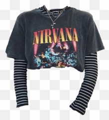 Nirvana Aestheticshirt Shirtpng Png Shirt Freetoedit - Outfits Grunge Aesthetic,Nirvana Png